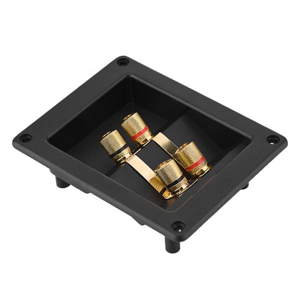 4 Copper Binding Post Terminal Cable Connector Speaker Terminal Box Acoustic Components - Image 4