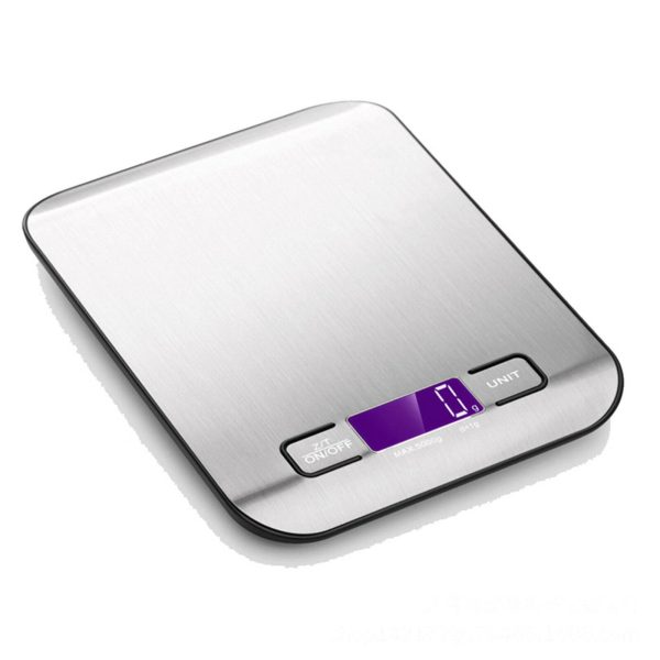 Digital Electronic Kitchen Food Diet Postal Scale Weight Balance 5KG 1g 11lb Kitchen Scales Stainless Steel Weighing For Food Diet Postal Balance Measuring LCD Precision Electronic - Image 7