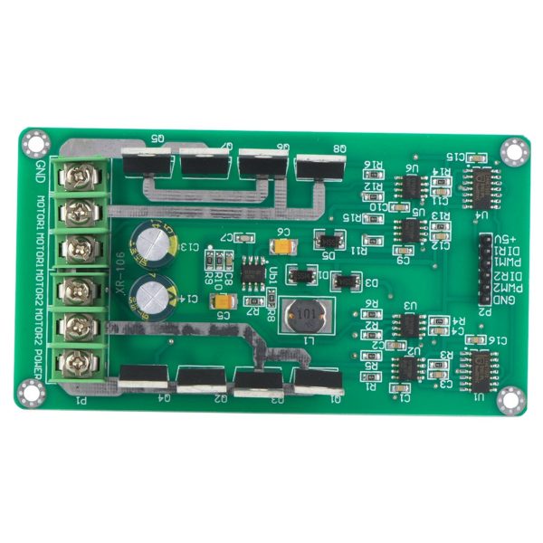 Dual Motor Driver Module Board H Bridge Driver Chip DC IRF3205 MOSFET 3-36V 10A Peak 30A - Image 3