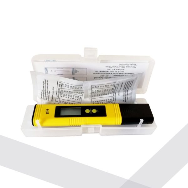 PH Meter 0.01 PH Battery Powder High Precision Water Quality EC Tester 0-14 PH Measurement Range For Aquarium Swimming Pool Digital Electric PH Meter LCD Tester Pocket Hydroponics Aquarium Water Test - Image 9