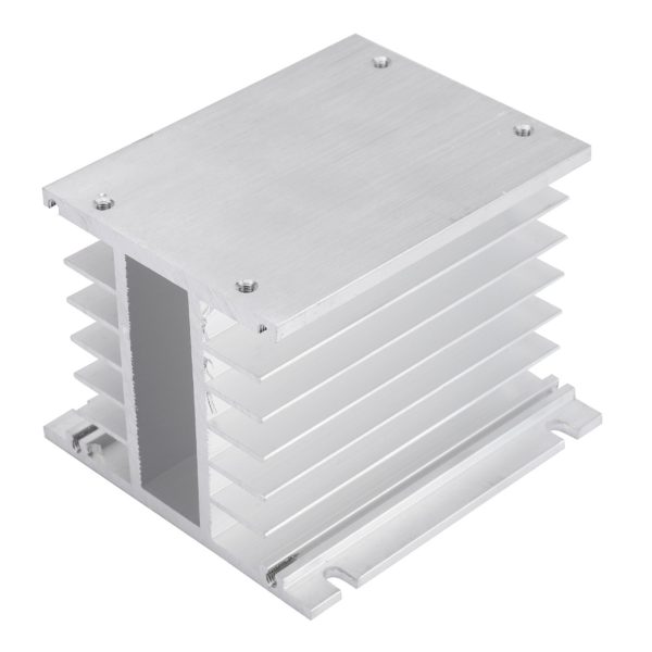 Three Phase Aluminum Alloy Heat Sink SSR Dissipation Solid State Relay Heatsink