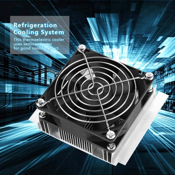 12V Semiconductor Refrigeration Thermoelectric Peltier Cold Plate Cooler with Fan - Image 3