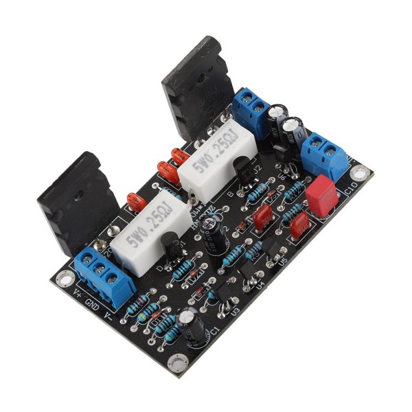 2SC5200+2SA1943 Power Amplifier Board 100W Amp Speaker Circuit Protection Board - Image 2