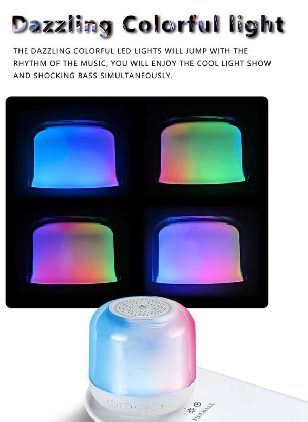 Bluetooth Speaker Wireless Charging Night Light - Image 3