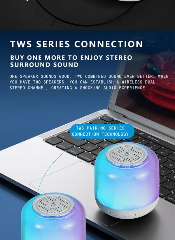 Bluetooth Speaker Wireless Charging Night Light - Image 2