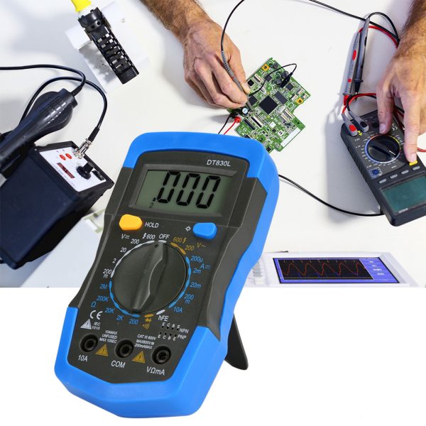 Portable HandHeld LCD Digital Mini Multimeter DC AC Voltage Current Meter(DT830L ) - Image 4