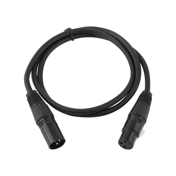 XLR Male to Female 3 pin MIC Shielded Cable Microphone Audio Extension Cable 1M - Image 4