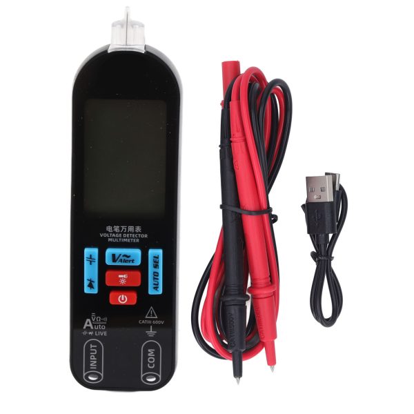 Digital Multimeter Auto Ranging LCD Display Voltage Capacitance Tester Resistance Meter Tool