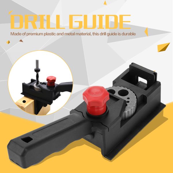 38pcs/set Wood Dowel Straight Hole Drilling Guide Woodworking Carpentry Positioner Locator Tool - Image 5