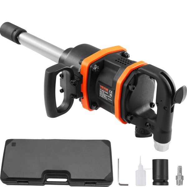 VEVOR 1 Inch Air Impact Wrench, Up To 3160 Ft-lbs High Reverse Torque Output 1inch Pneumatic Impact Gun - Image 7