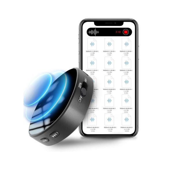 Mini Voice Recorder With Built-in Speaker And Built-in Magnet - Image 3