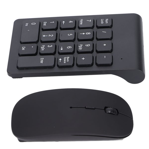 Number Pad Plug and Play 2.4GHz Wireless Technology 1200 DPI Sensitive Durable Number Pad Mouse Combo for Home Office - Image 3