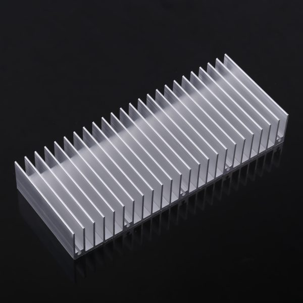 1pc Aluminum Heatsink Cooling Radiator Heat Sink Dense 24 Teeth 150mm - Image 2