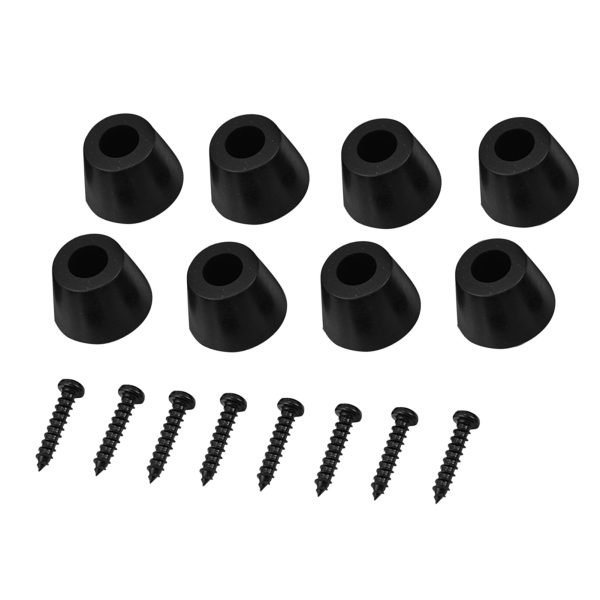 4 Pairs 30x20mm Rubber Feet Anti Vibration Base Pad Stand for Speaker Guitar Amplifier W Screws - Image 9