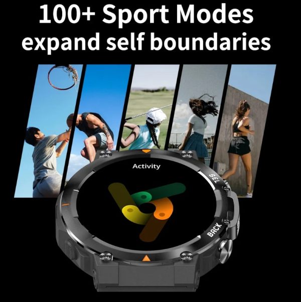 MAX18 Men Smartwatch AMOLED1.43inch Big Screen BT Calls Gesture Control AI Voice Sports Smart Watch Men - Image 3