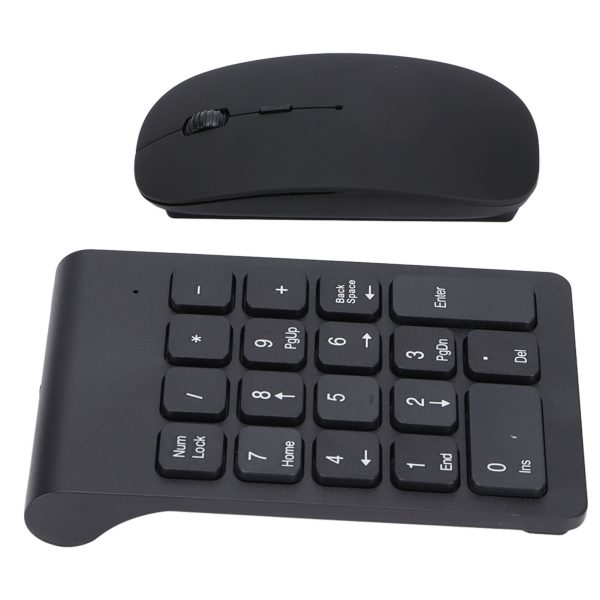 Number Pad Plug and Play 2.4GHz Wireless Technology 1200 DPI Sensitive Durable Number Pad Mouse Combo for Home Office - Image 9