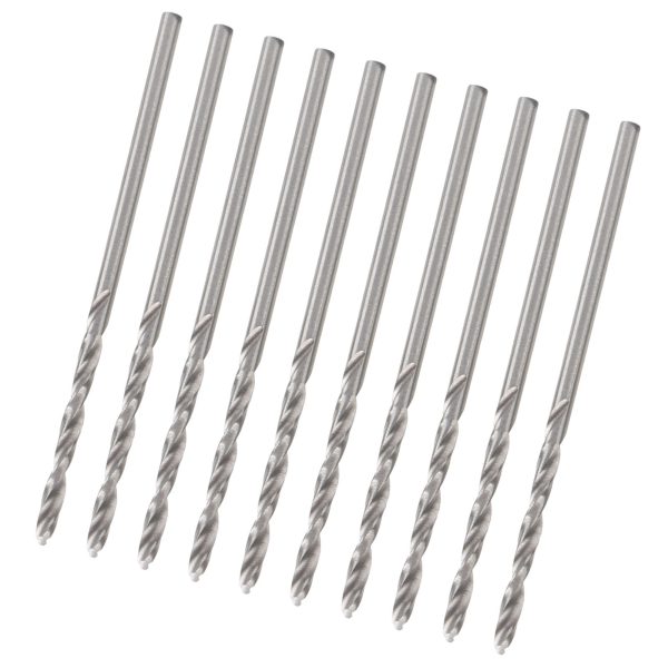 10Pcs Twist Drill Bit Small Straight Shank Pearl Drilling Machine Tools Hardware 1.75mm - Image 4