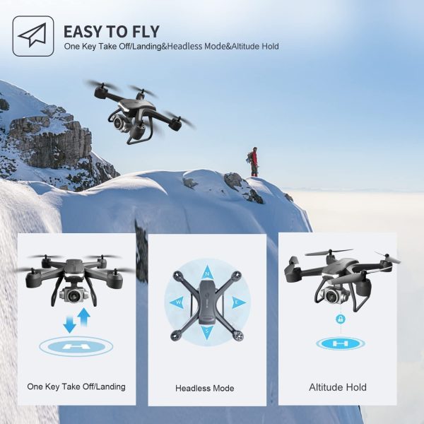 V14 Professional Drone 6K HD Dual Camera Wifi FPV Portable RC Quadcopter - Image 8