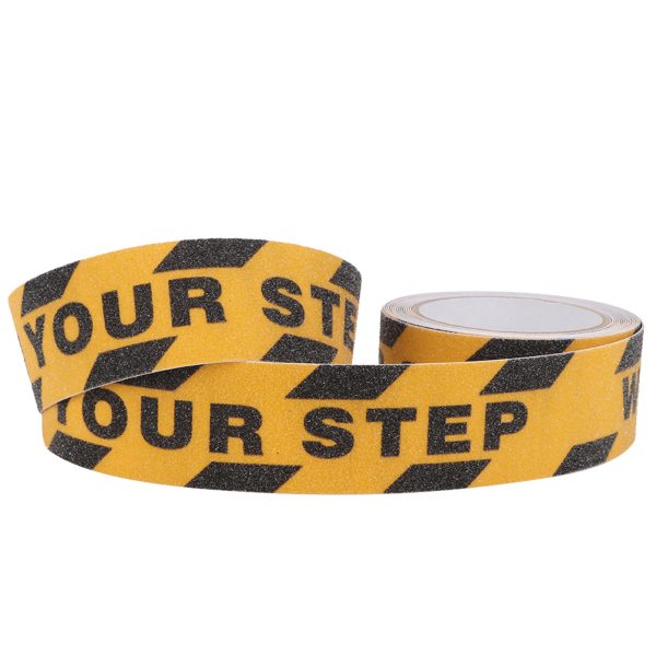 Watch Your Step Non slip Tape Floor Stair Step Anti Slip Abrasive Safety PVC Tape 5m - Image 6