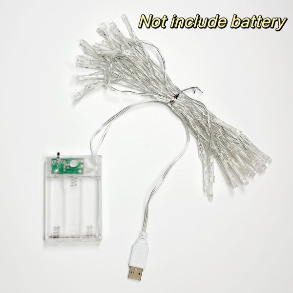 USB Char-Battery 40LED Christmas Tree Fairy String Party Lights Lamp Xmas Waterp - Image 7