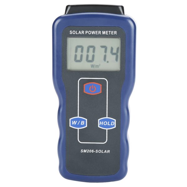 SM206 Digital Solar Power Meter Sun Light Radiation Measuring Testing Instrument - Image 2