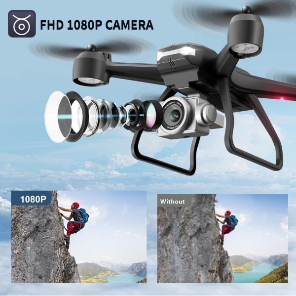 V14 Professional Drone 6K HD Dual Camera Wifi FPV Portable RC Quadcopter - Image 7