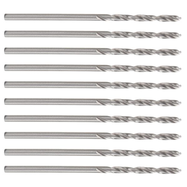 10Pcs Twist Drill Bit Small Straight Shank Pearl Drilling Machine Tools Hardware 1.75mm - Image 5