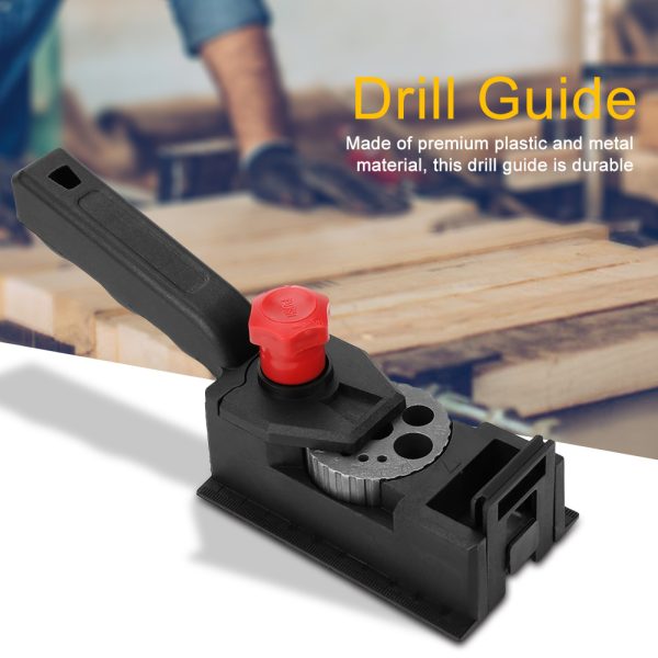 38pcs/set Wood Dowel Straight Hole Drilling Guide Woodworking Carpentry Positioner Locator Tool - Image 7