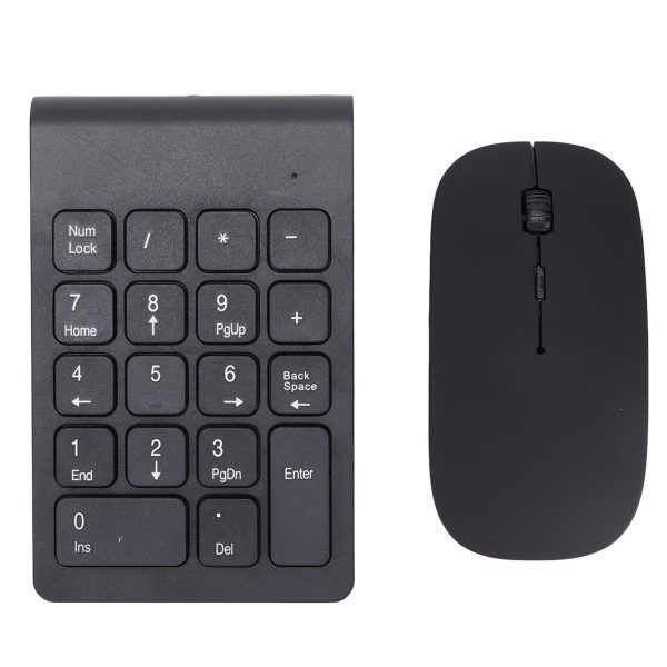 Number Pad Plug and Play 2.4GHz Wireless Technology 1200 DPI Sensitive Durable Number Pad Mouse Combo for Home Office - Image 6