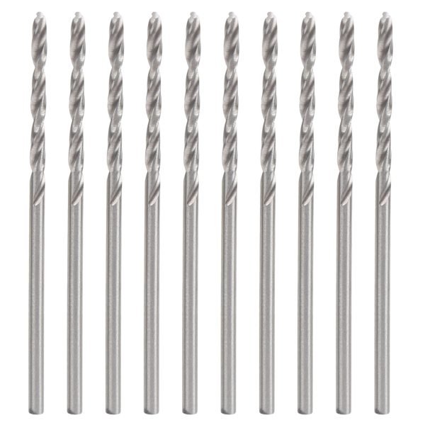 10Pcs Twist Drill Bit Small Straight Shank Pearl Drilling Machine Tools Hardware 1.75mm - Image 2