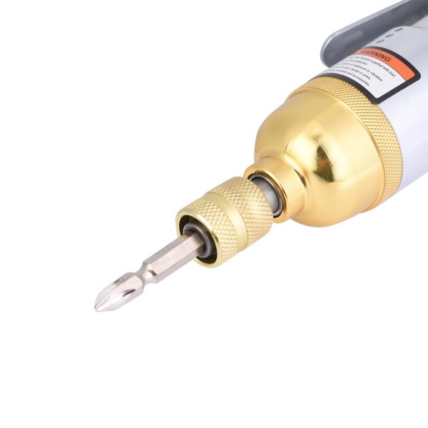 1/4" Pneumatic Air Screwdriver Straight Hand Industrial 8000-10500rpm Reversible Screw Driver - Image 5