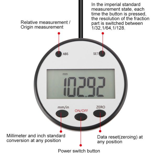 0-600mm Accurate Digital Linear Scale LCD Readout Kit for Milling Machines Lathes - Image 6