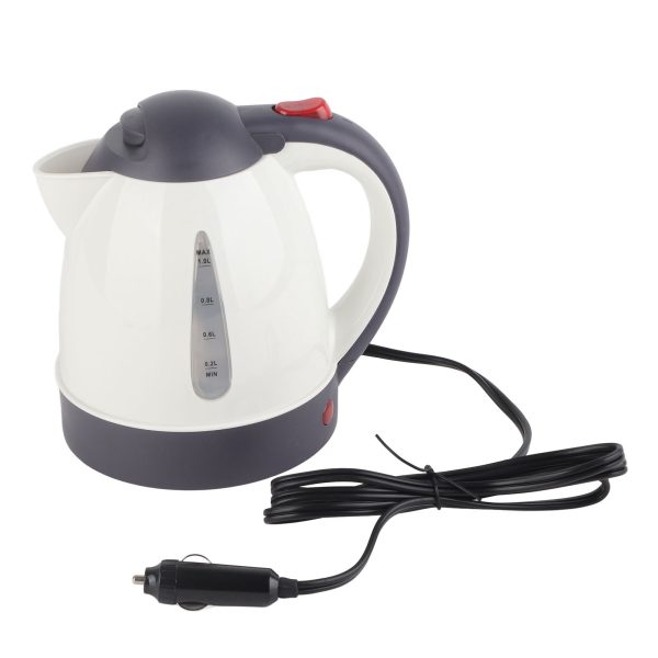 Portable 1000ml 24V Travel Car Truck Kettle Water Heater Bottle for Tea Coffee Making - Image 2