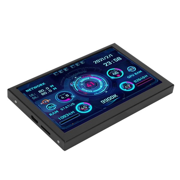 PC CPU Data Monitor 5in IPS USB C TYPE C Temperature Display PC CPU GPU RAM Data Monitor - Image 5