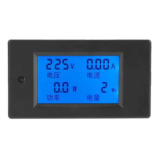 PEACEFAIR PZEM-021 LCD Display Digital AC Voltage Current Power Energy Meter 20A AC80-260V - Image 2