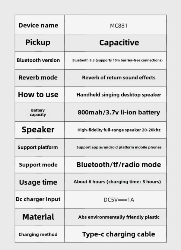 Karaoke Speaker Microphone - Image 5