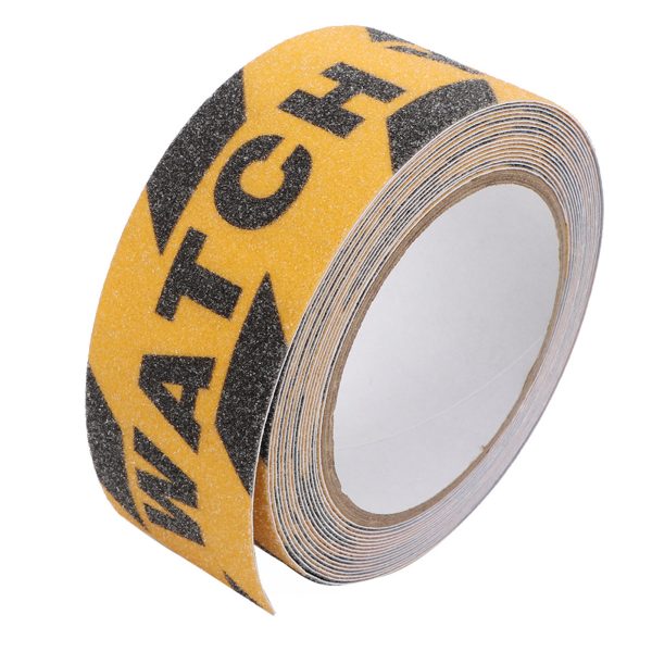 Watch Your Step Non slip Tape Floor Stair Step Anti Slip Abrasive Safety PVC Tape 5m - Image 5