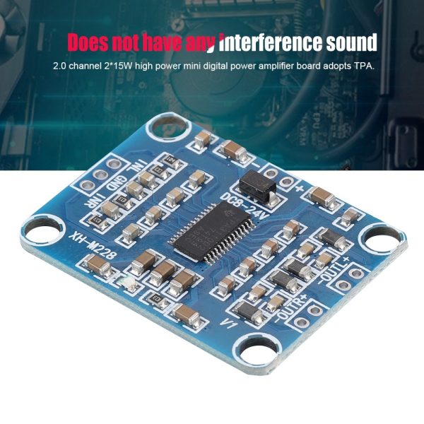 TPA3110 2X15W Digital Audio Stereo Amplifier Module Board Mini Binaural - Image 9