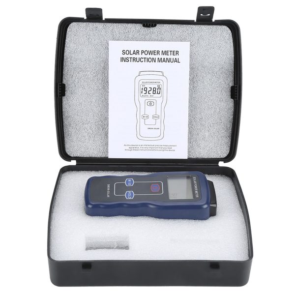 SM206 Digital Solar Power Meter Sun Light Radiation Measuring Testing Instrument - Image 3