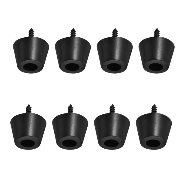 4 Pairs 30x20mm Rubber Feet Anti Vibration Base Pad Stand for Speaker Guitar Amplifier W Screws - Image 10