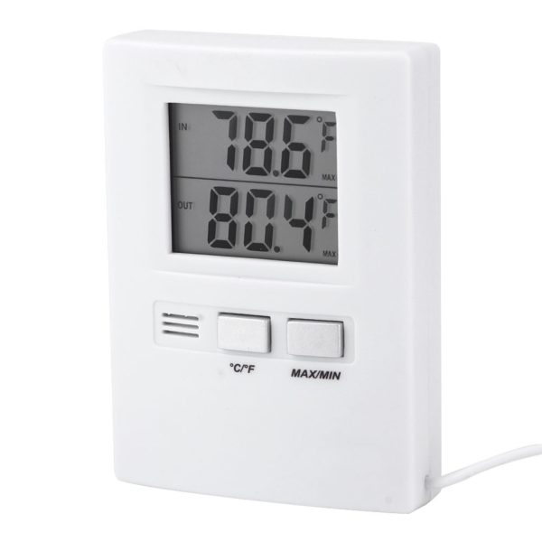 High Precision LCD Digital Indoor&Outdoor Thermometer Temperature Meter Tester Battery Powered - Image 9