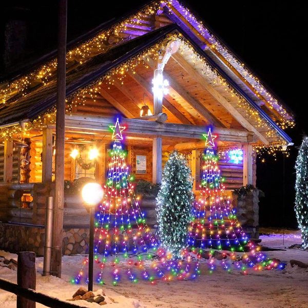 Outdoor Christmas Decorations 350 LED Star Lights Easy Installation Waterproof - Image 8