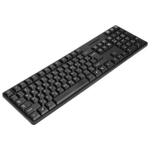 Ergonomically Designed Durable USB Wired Arabic English Mechanical Keyboard - Image 2