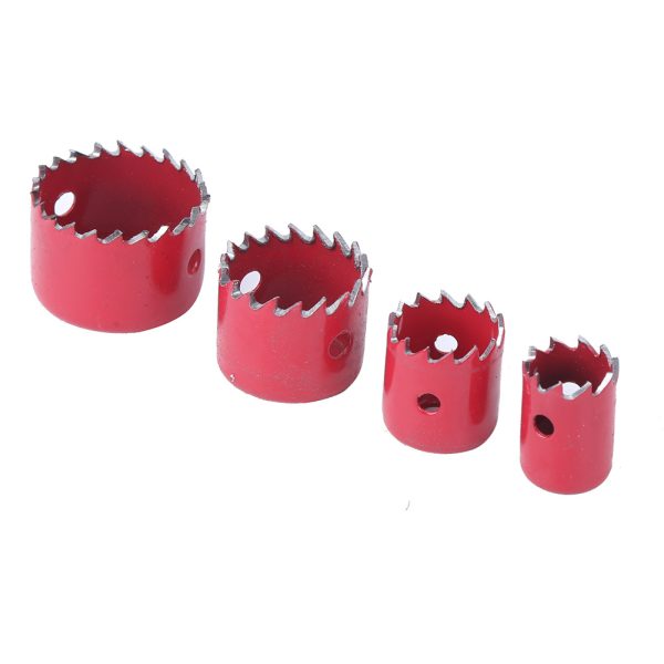 16Pcs Hole Saw Set Kit Red Steel Woodworking Tool for Wood PVC Pipe Plastic Board - Image 10