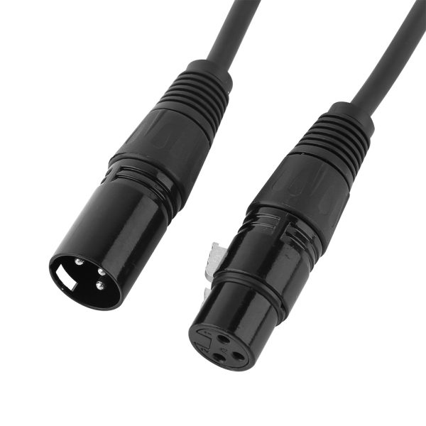 XLR Male to Female 3 pin MIC Shielded Cable Microphone Audio Extension Cable 1M - Image 5