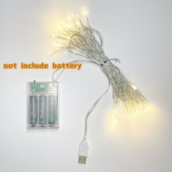 USB Char-Battery 40LED Christmas Tree Fairy String Party Lights Lamp Xmas Waterp - Image 2