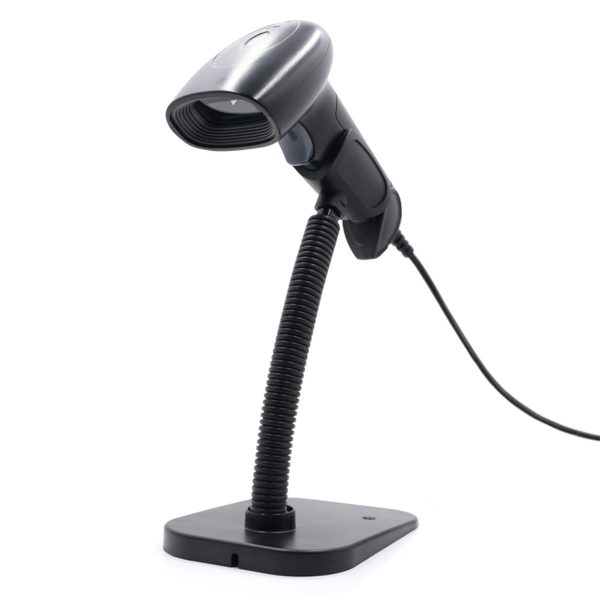 Barcode Scanner USB Connection Wired 1D 2D Barcode Scanning Reader with Stand for Market Warehouse Library - Image 2