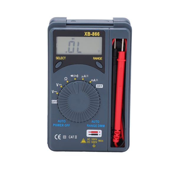 XB866 Pocket Multimeter Digital Display MultiPurpose Portable LargeRange HighAccuracy Voltmeter - Image 6