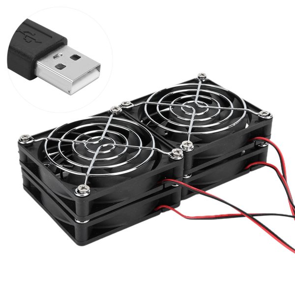 Router Cooling Fans 5V USB Power Heat Sink ABS for ASUS RTAC5300 R7900 R8000 Computer Supplies - Image 5