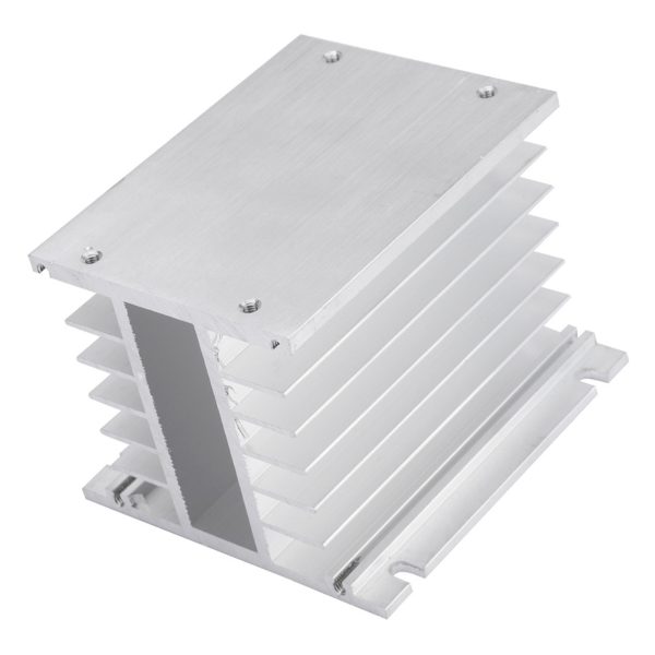 Three Phase Aluminum Alloy Heat Sink SSR Dissipation Solid State Relay Heatsink - Image 3